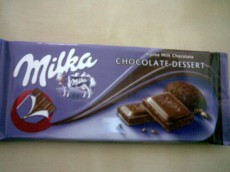 milka – chocolate dessert