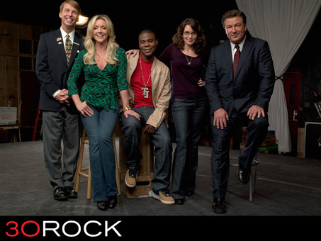 30 Rock - The Cast - Tina Fey, Alec Baldwin